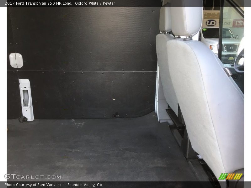 Oxford White / Pewter 2017 Ford Transit Van 250 HR Long