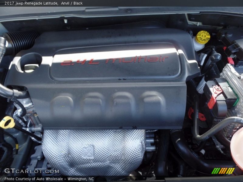 Anvil / Black 2017 Jeep Renegade Latitude
