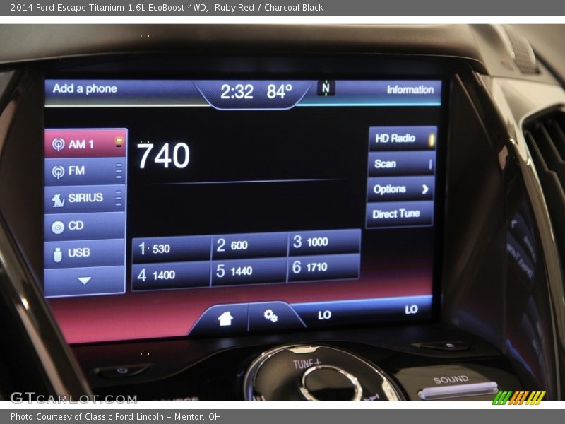 Ruby Red / Charcoal Black 2014 Ford Escape Titanium 1.6L EcoBoost 4WD
