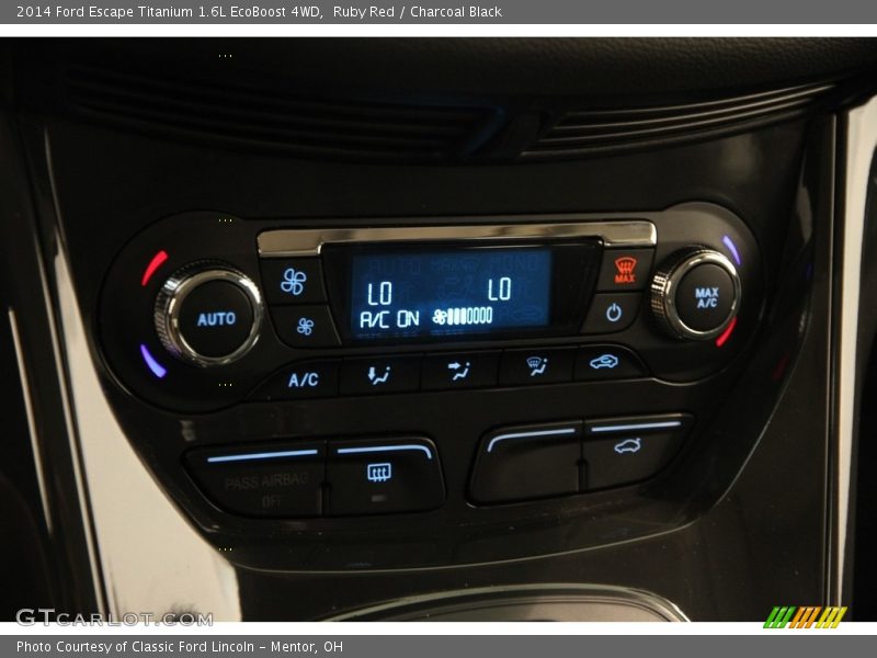 Ruby Red / Charcoal Black 2014 Ford Escape Titanium 1.6L EcoBoost 4WD