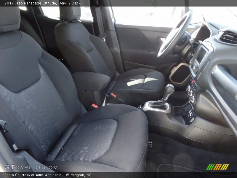 Anvil / Black 2017 Jeep Renegade Latitude