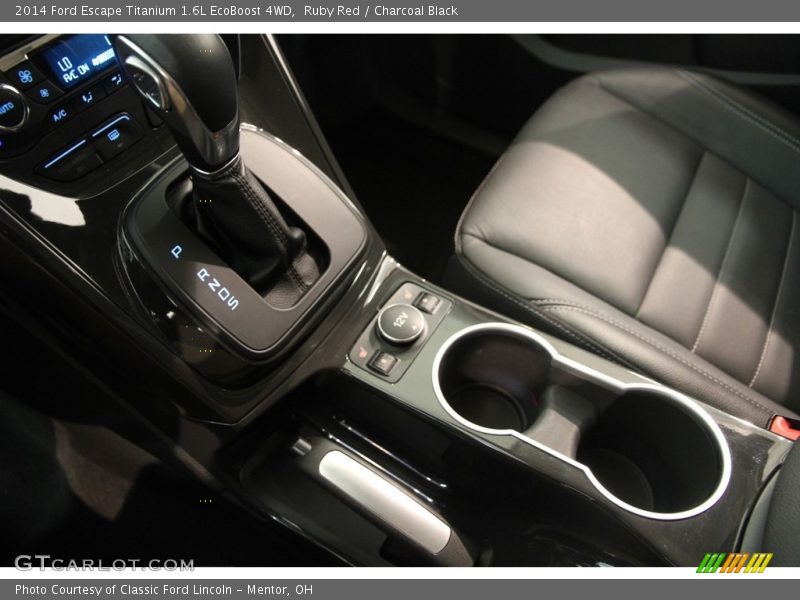 Ruby Red / Charcoal Black 2014 Ford Escape Titanium 1.6L EcoBoost 4WD