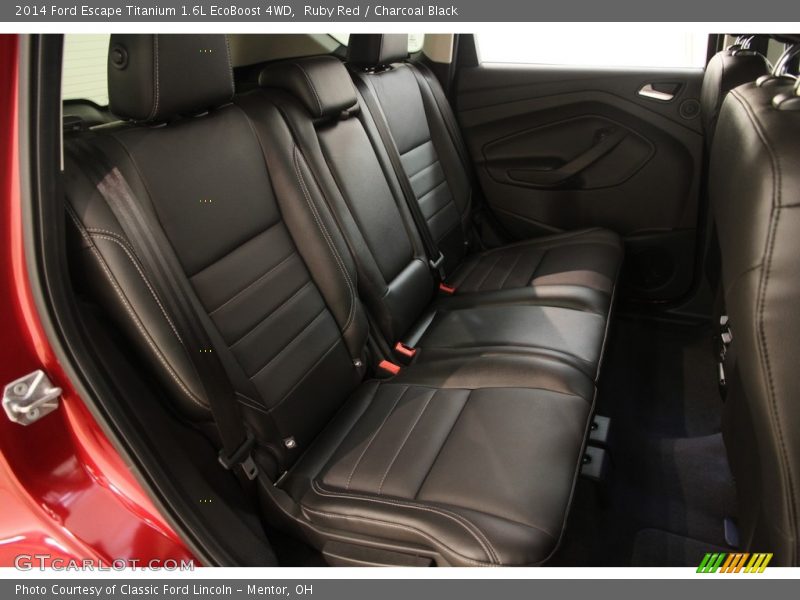 Ruby Red / Charcoal Black 2014 Ford Escape Titanium 1.6L EcoBoost 4WD