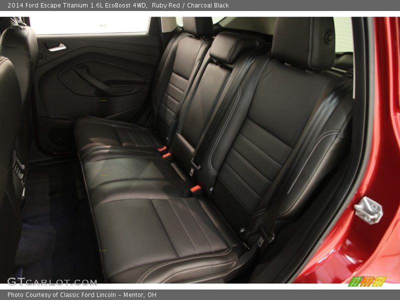 Ruby Red / Charcoal Black 2014 Ford Escape Titanium 1.6L EcoBoost 4WD