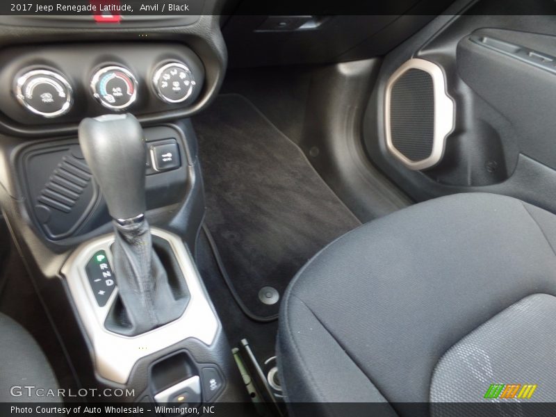 Anvil / Black 2017 Jeep Renegade Latitude