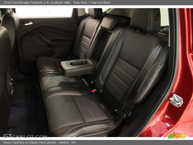 Ruby Red / Charcoal Black 2014 Ford Escape Titanium 1.6L EcoBoost 4WD