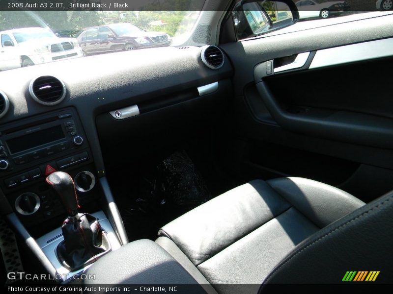 Brilliant Black / Black 2008 Audi A3 2.0T