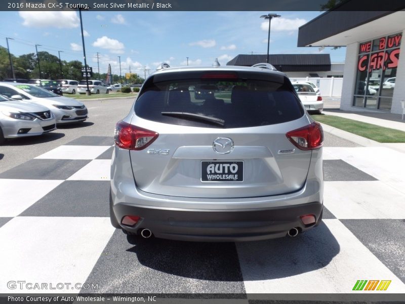 Sonic Silver Metallic / Black 2016 Mazda CX-5 Touring