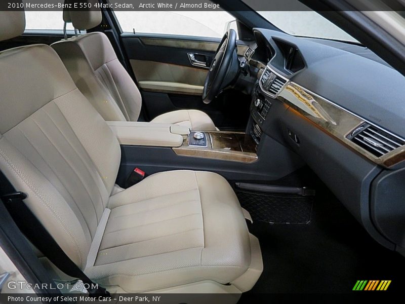 Arctic White / Almond Beige 2010 Mercedes-Benz E 550 4Matic Sedan