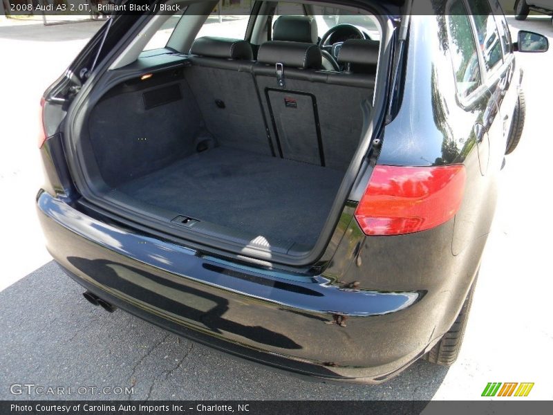 Brilliant Black / Black 2008 Audi A3 2.0T