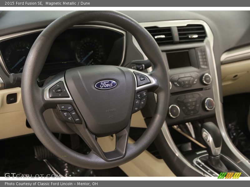 Magnetic Metallic / Dune 2015 Ford Fusion SE