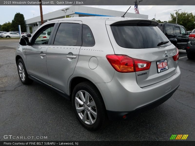 Quick Silver / Black 2015 Mitsubishi Outlander Sport ES