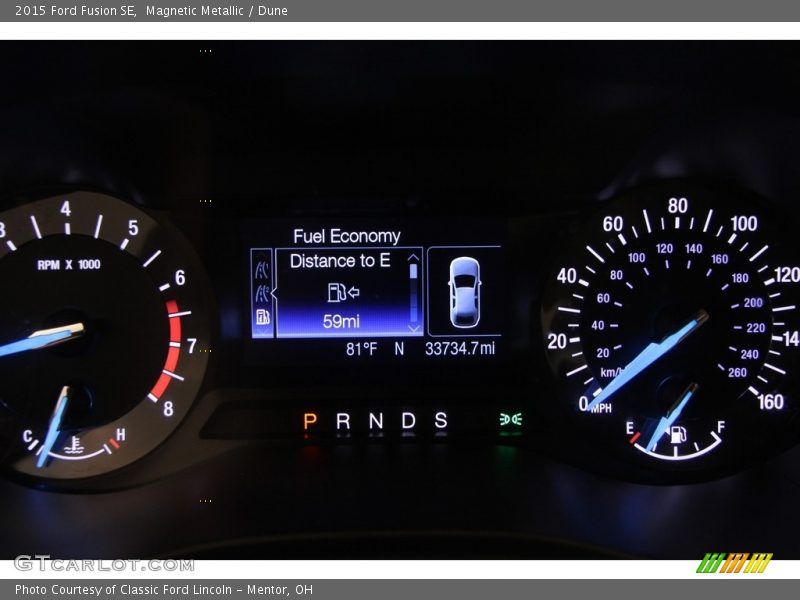 Magnetic Metallic / Dune 2015 Ford Fusion SE
