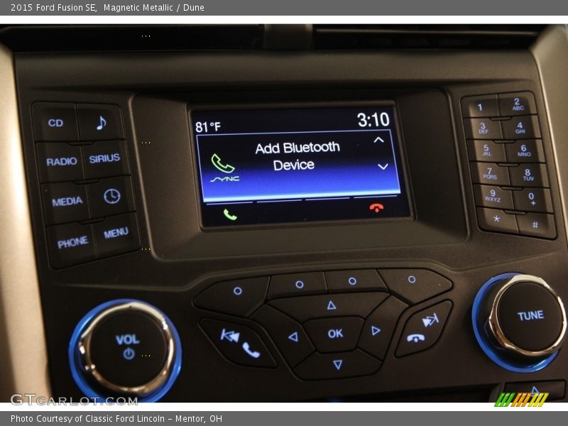 Magnetic Metallic / Dune 2015 Ford Fusion SE