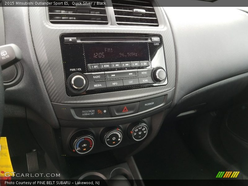 Quick Silver / Black 2015 Mitsubishi Outlander Sport ES