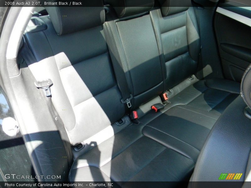 Brilliant Black / Black 2008 Audi A3 2.0T