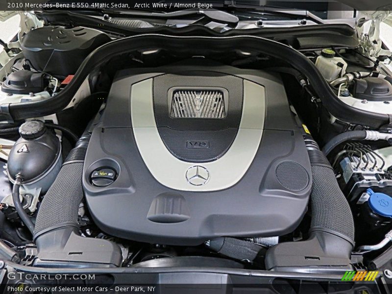 Arctic White / Almond Beige 2010 Mercedes-Benz E 550 4Matic Sedan