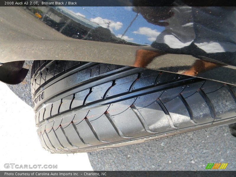 Brilliant Black / Black 2008 Audi A3 2.0T