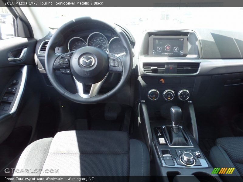 Sonic Silver Metallic / Black 2016 Mazda CX-5 Touring