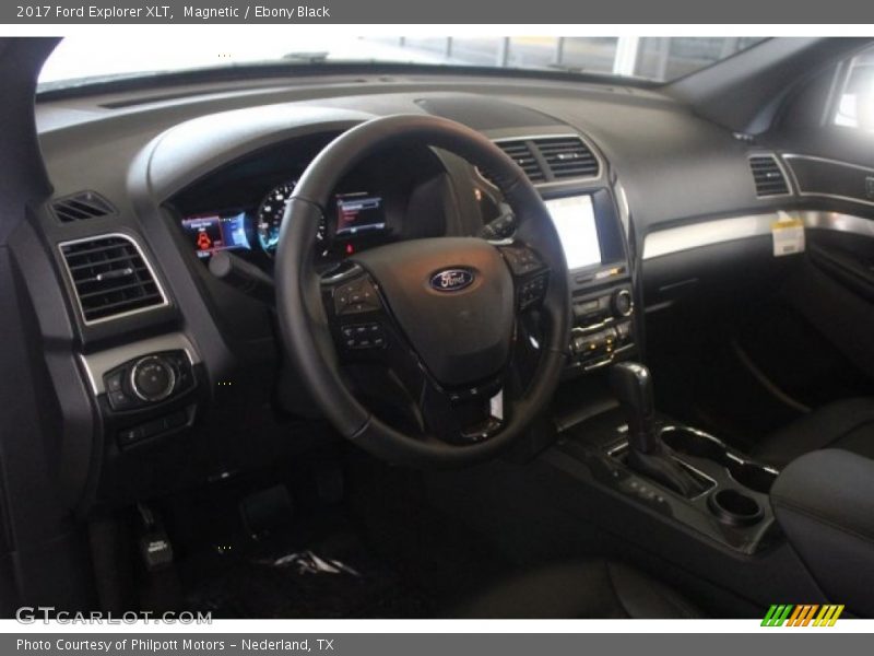 Magnetic / Ebony Black 2017 Ford Explorer XLT