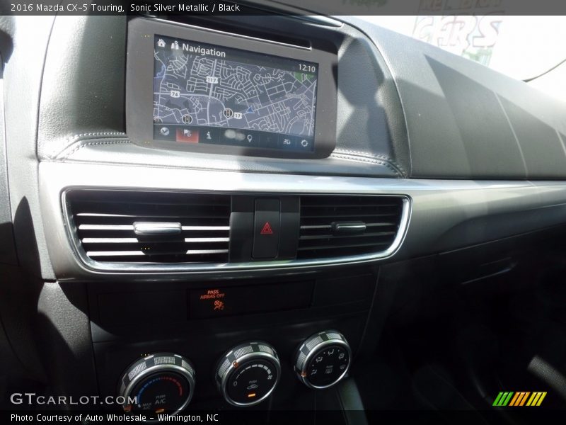 Sonic Silver Metallic / Black 2016 Mazda CX-5 Touring