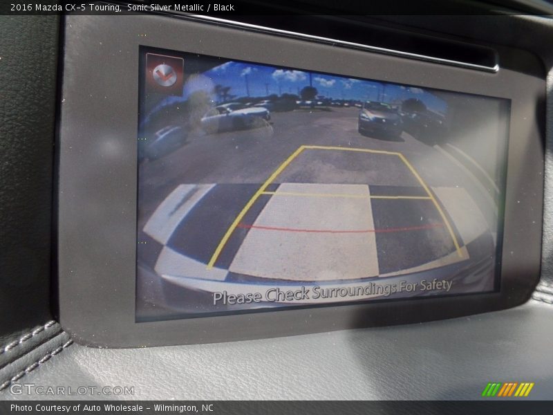 Sonic Silver Metallic / Black 2016 Mazda CX-5 Touring
