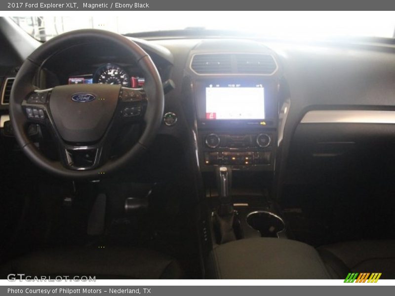 Magnetic / Ebony Black 2017 Ford Explorer XLT