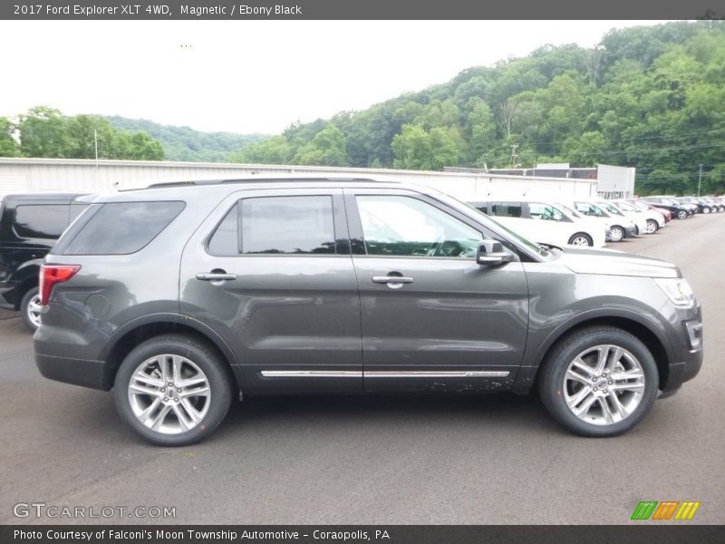 Magnetic / Ebony Black 2017 Ford Explorer XLT 4WD