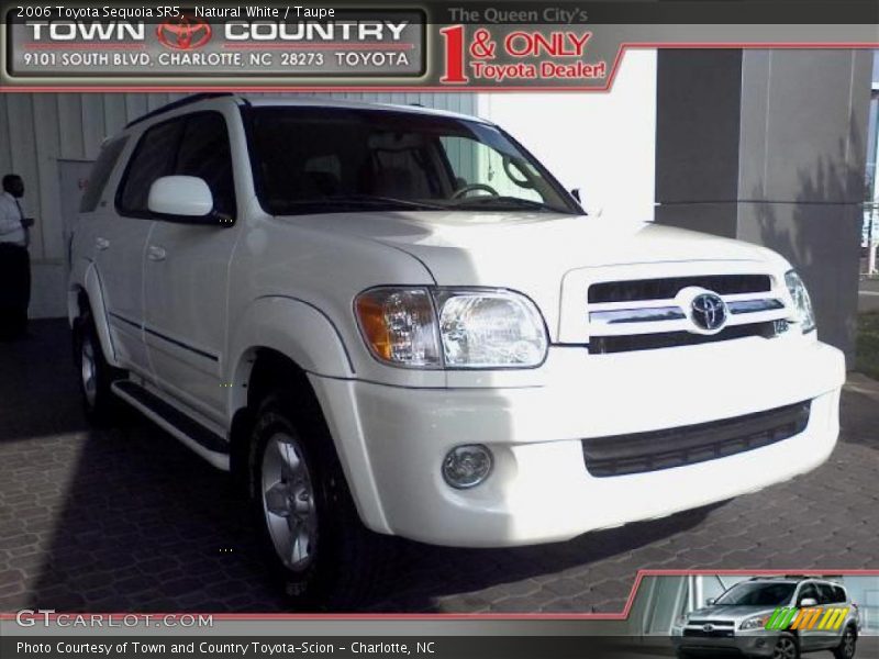 Natural White / Taupe 2006 Toyota Sequoia SR5