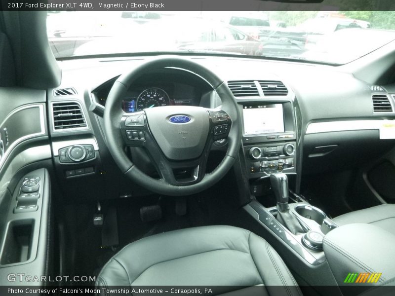Magnetic / Ebony Black 2017 Ford Explorer XLT 4WD
