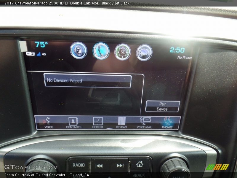 Black / Jet Black 2017 Chevrolet Silverado 2500HD LT Double Cab 4x4