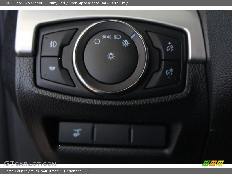 Ruby Red / Sport Appearance Dark Earth Gray 2017 Ford Explorer XLT