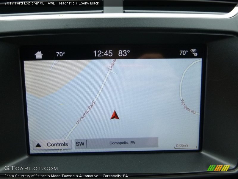 Magnetic / Ebony Black 2017 Ford Explorer XLT 4WD