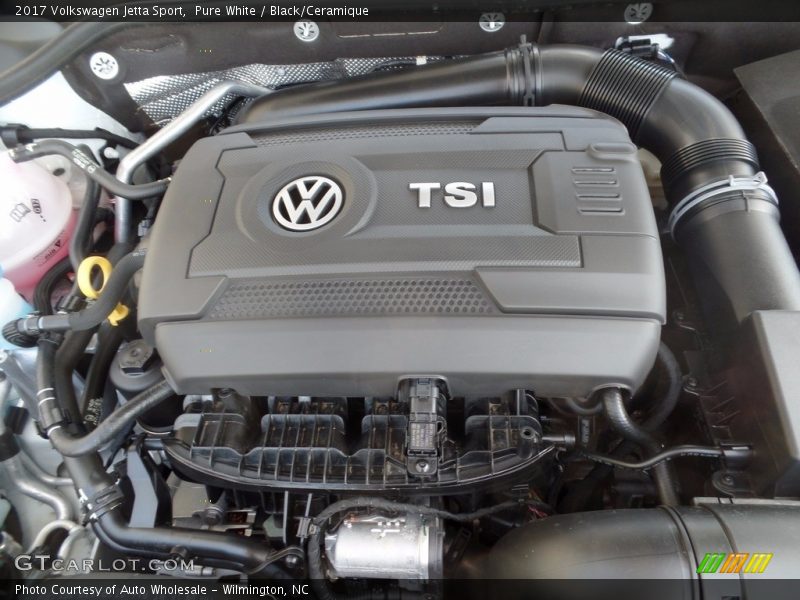 Pure White / Black/Ceramique 2017 Volkswagen Jetta Sport