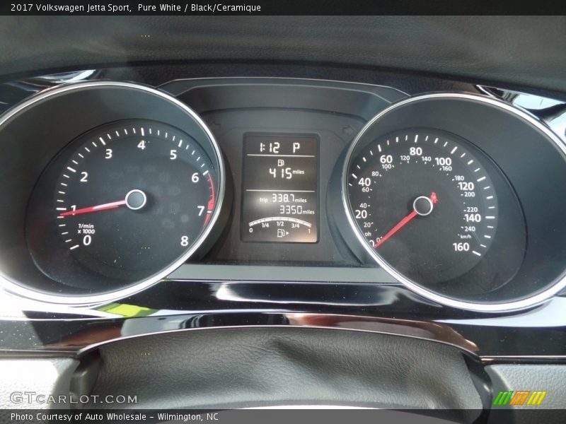 Pure White / Black/Ceramique 2017 Volkswagen Jetta Sport