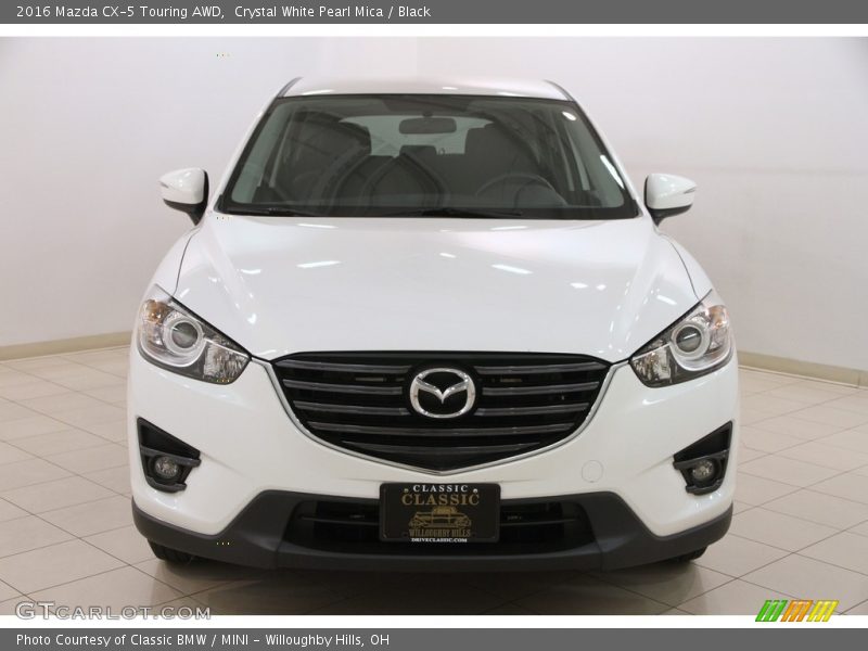 Crystal White Pearl Mica / Black 2016 Mazda CX-5 Touring AWD