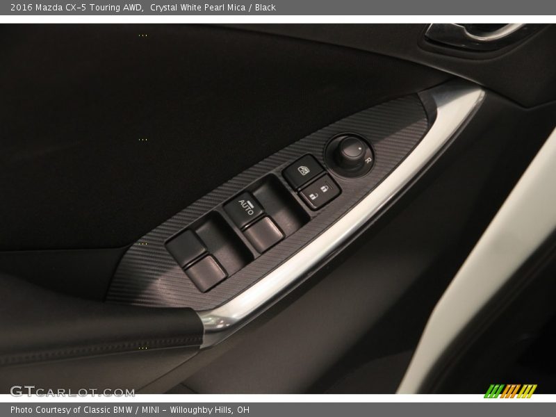 Crystal White Pearl Mica / Black 2016 Mazda CX-5 Touring AWD