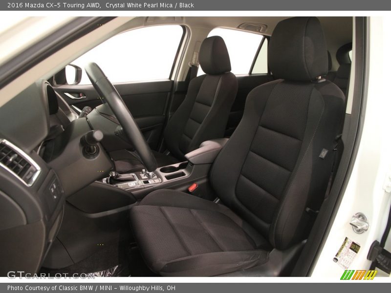 Crystal White Pearl Mica / Black 2016 Mazda CX-5 Touring AWD