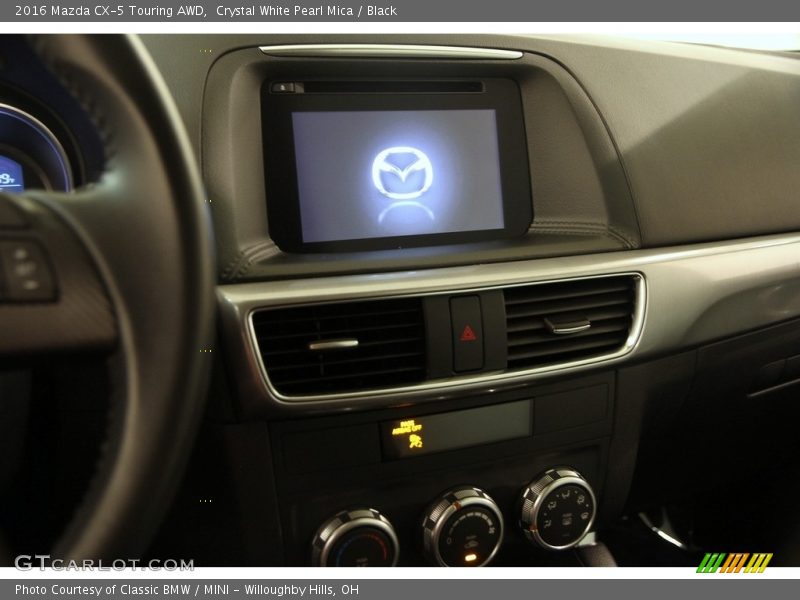 Crystal White Pearl Mica / Black 2016 Mazda CX-5 Touring AWD