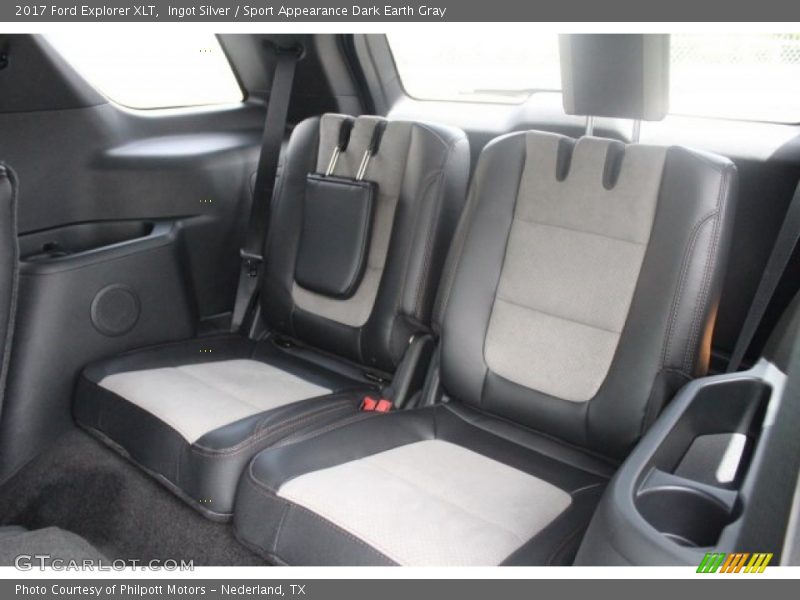 Ingot Silver / Sport Appearance Dark Earth Gray 2017 Ford Explorer XLT
