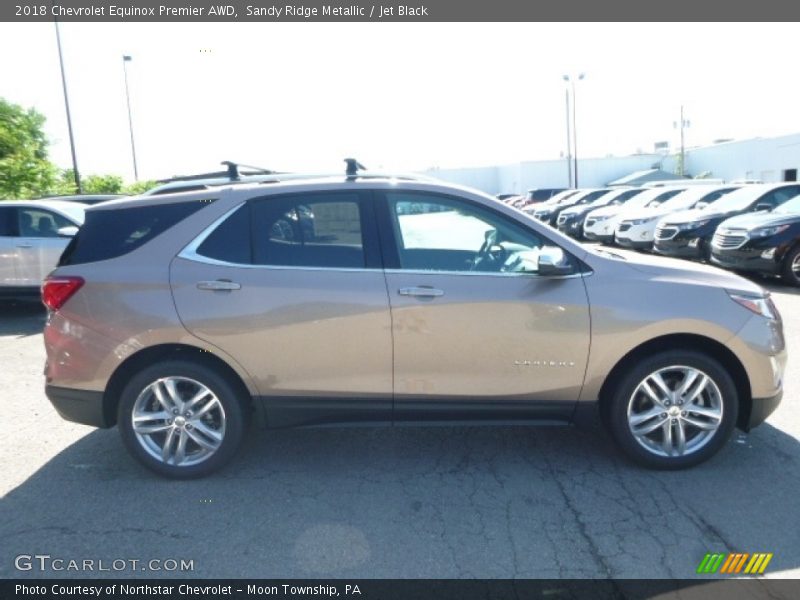 Sandy Ridge Metallic / Jet Black 2018 Chevrolet Equinox Premier AWD