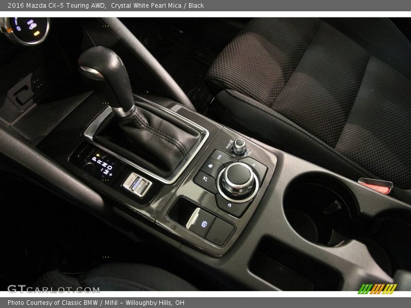 Crystal White Pearl Mica / Black 2016 Mazda CX-5 Touring AWD