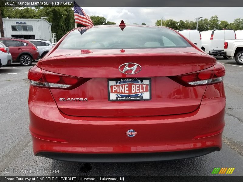 Red / Gray 2017 Hyundai Elantra SE