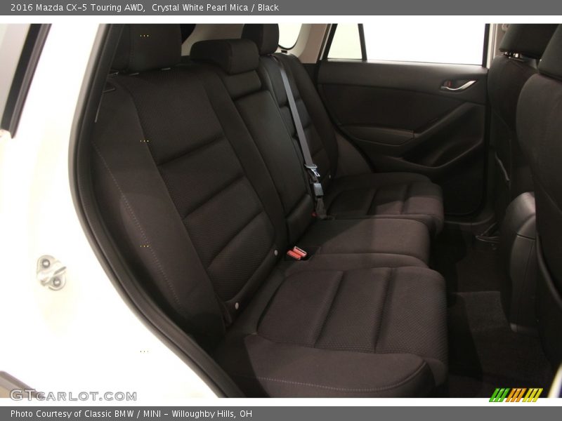 Crystal White Pearl Mica / Black 2016 Mazda CX-5 Touring AWD