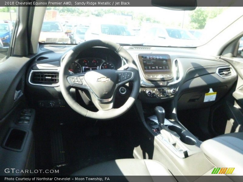 Sandy Ridge Metallic / Jet Black 2018 Chevrolet Equinox Premier AWD