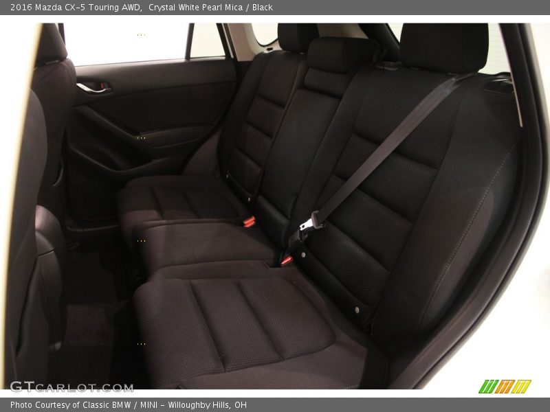 Crystal White Pearl Mica / Black 2016 Mazda CX-5 Touring AWD