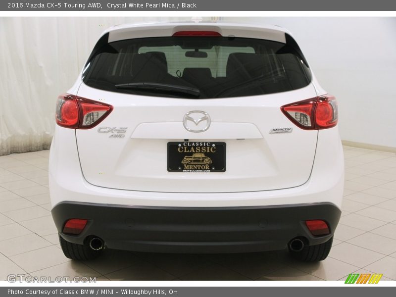 Crystal White Pearl Mica / Black 2016 Mazda CX-5 Touring AWD