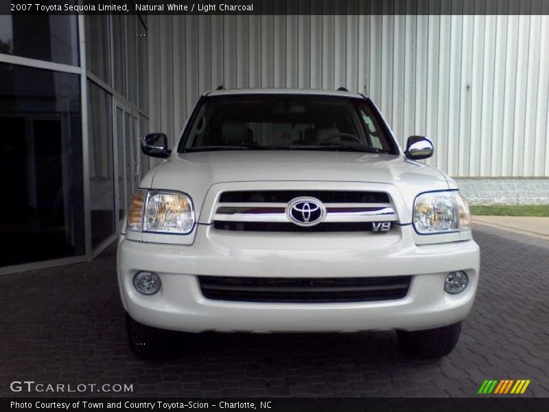 Natural White / Light Charcoal 2007 Toyota Sequoia Limited