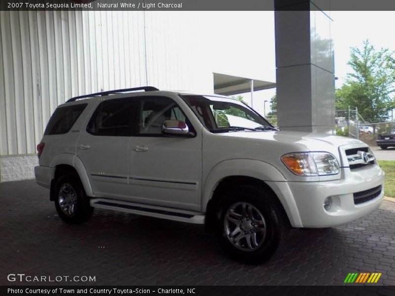 Natural White / Light Charcoal 2007 Toyota Sequoia Limited