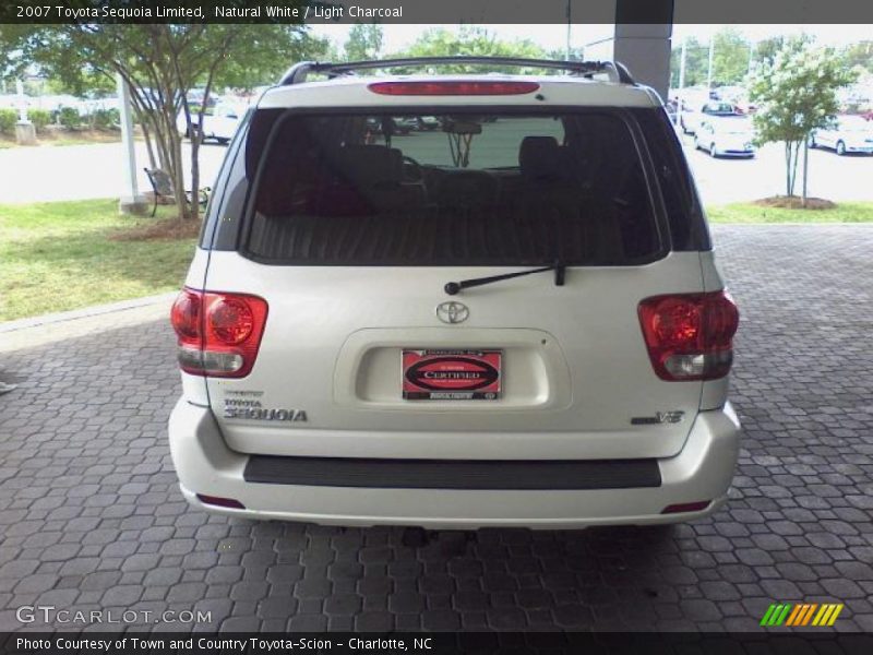 Natural White / Light Charcoal 2007 Toyota Sequoia Limited